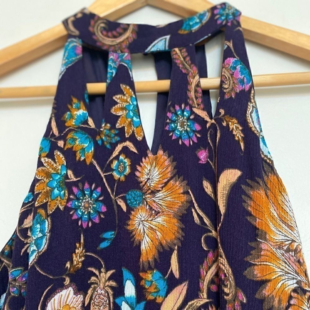 Xhiliration Floral Cut Out Dress - Picture 3 of 4